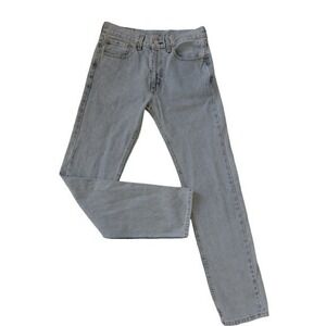 Vintage Levi's 505 Light Wash Jeans | 90s Button Fly Straight Leg | W31 L34